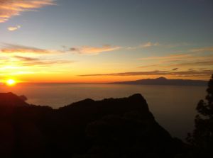 Tamadaba puesta de sol